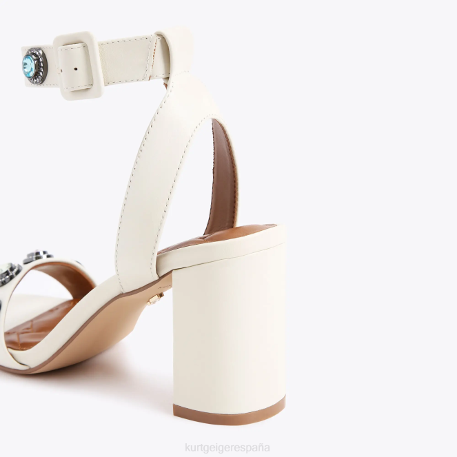 Kurt Geiger mujer sandalias london octavia block 2LPR676 | calzados combinación de huesos